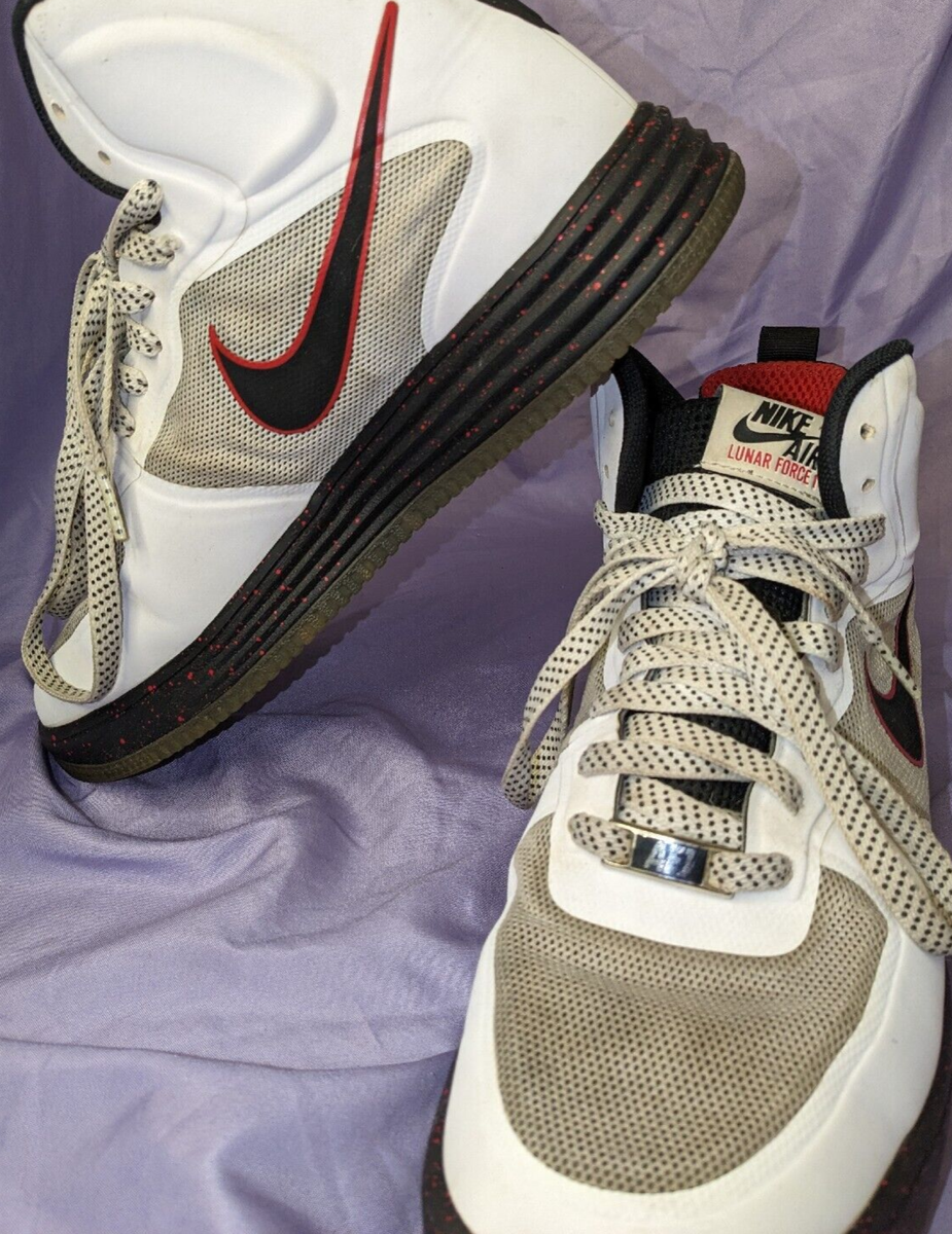 Size 8.5 - Nike Lunar Force 1 Fuse White Black for sale online | eBay