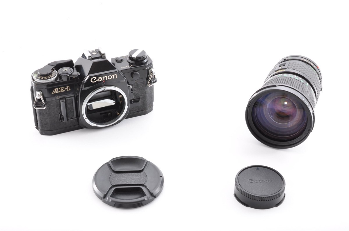 Canon AE-1 Black / Zoom Lens 35-105mm f/3.5 Excellent+++ SLR