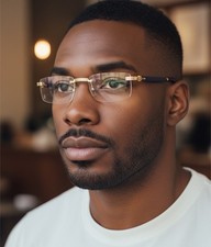 Occhiali da sole Cartier Decor C legno senza montatura blu scuro montatura NU...