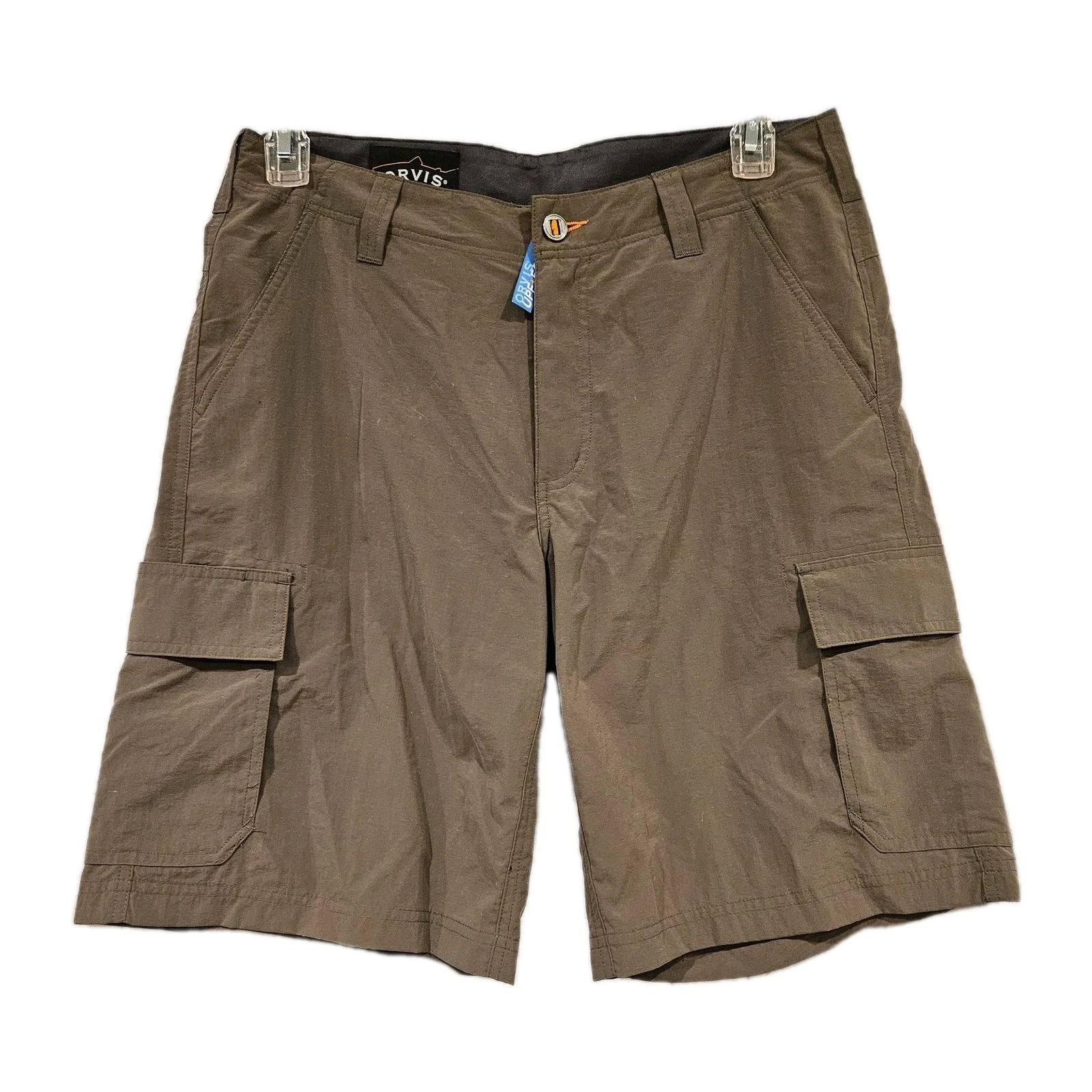 New Orvis Nylon Quick Dry Mens Shorts 32" x 10" Utility Fishing Hiking GORPCORE