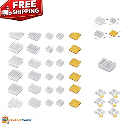 High Performance 30 PCS Heatsink Set with Aluminum & Copper for Raspberry Pi 4/5