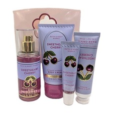 Bath  Body Works Sweetheart Cherry Travel Size Valentine's Day Gift Set W/ Bag