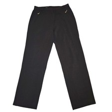 Lauren Ralph Lauren black wool blend pant. Size 10.