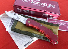 Buck USA 412 4.25" Closed Scoutlite Offical Boy Scouts Lockback Knife MIB