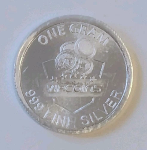1 Gram .999 Fine Silver VIP Coins Design!