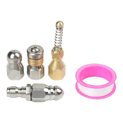 #ad Efficient Drain Cleaning Nozzle Kit with 14 Inch Quick Connect Nozzle Head $23.60