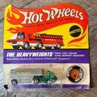 Hot Wheels Redline 1970 The Heavyweights Moving Van Lines Green Unpunched Retail