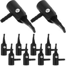  10 Pcs Air Compressor Tire Inflator Attachment Attachments for Tires