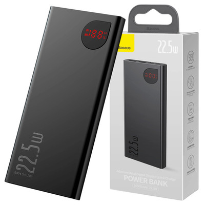 BASEUS POWERBANK ADAMAN METAL 10000 MAH FÜR HANDYS 22,5 W SCHNELLES LADEN