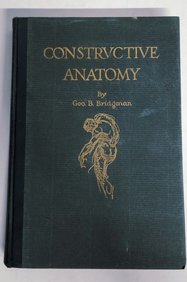 #ad Antique Art Technique Book Constructive Anatomy George Bridgman 1920 1925 $130.00