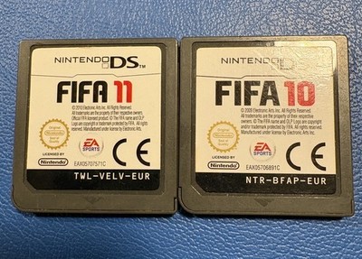 FIFA 10 & 11 - Nur Kart - Nintendo DS - PAL - 2 Spiele