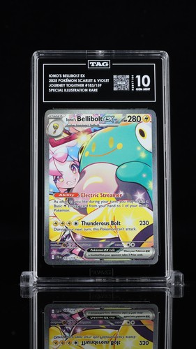 Iono's Bellibolt ex graded TAG 10 for sale on eBay