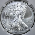 2014 $1 Silver Eagle NGC MS69 Early Releases BU .999 Fine ASE Blast White