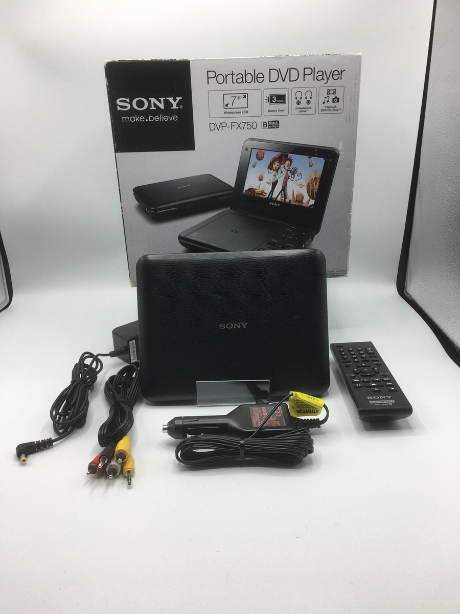 Sony 7-Inch Portable DVD Player - Region 1 - Black (DVP-FX750/B