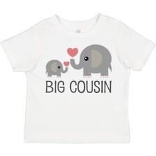 Inktastic Big Cousin Announcement Toddler T-Shirt Childs Hearts Cute Adorable