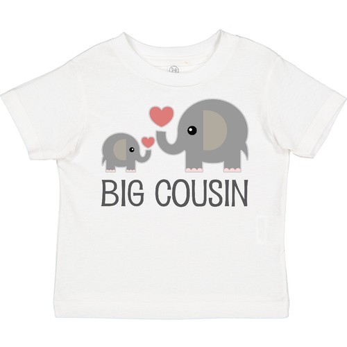 Inktastic Big Cousin Announcement Toddler T-Shirt Childs Hearts Cute Adorable
