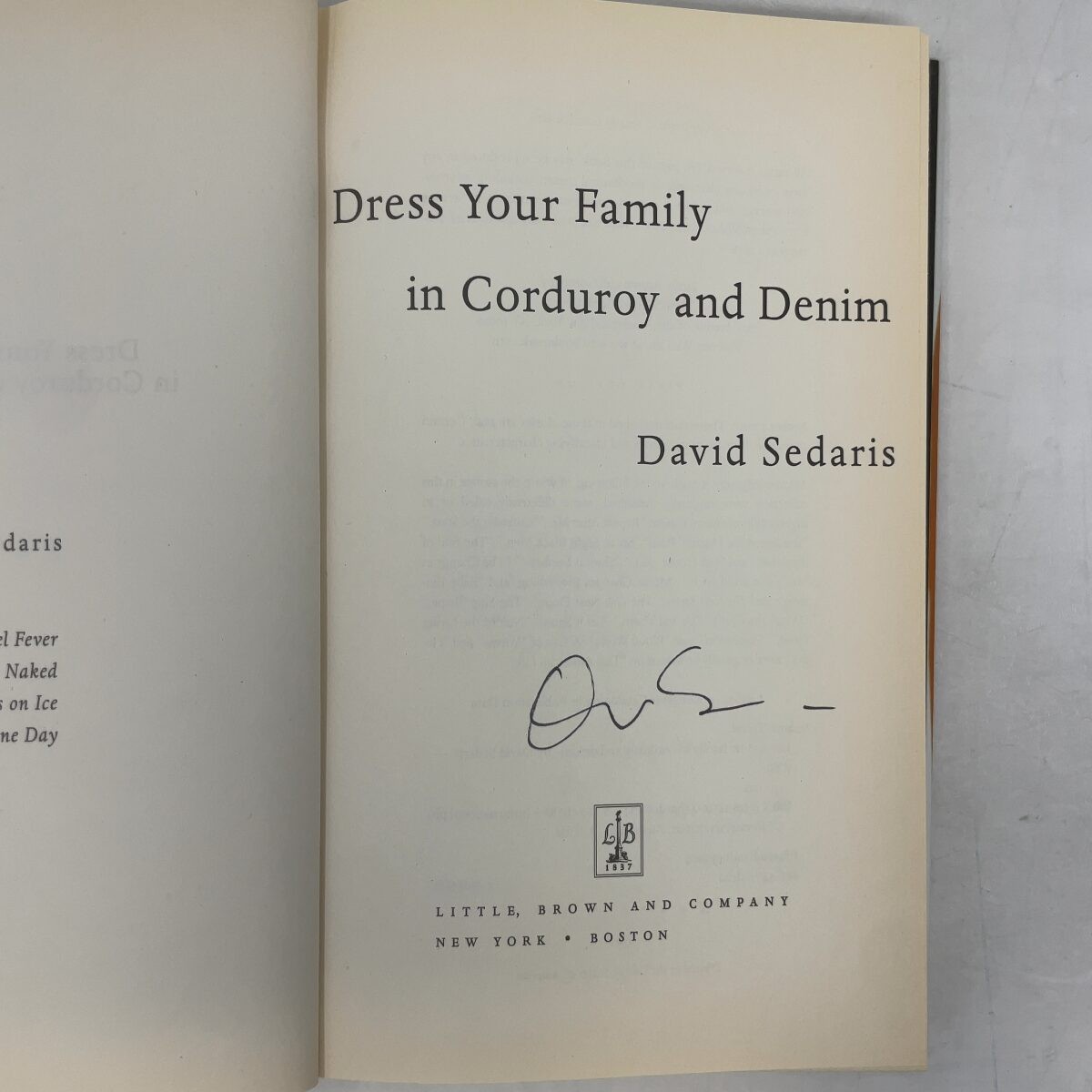dress your family in corduroy and denim quotes Dress Family Corduroy Denim by Sedaris David, First Edition AbeBooks