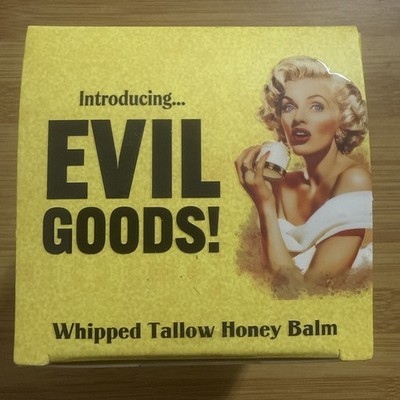 Evil Goods Whipped Tallow Honey Balm For Face, Lips Body 180g New Zero Toxins A5