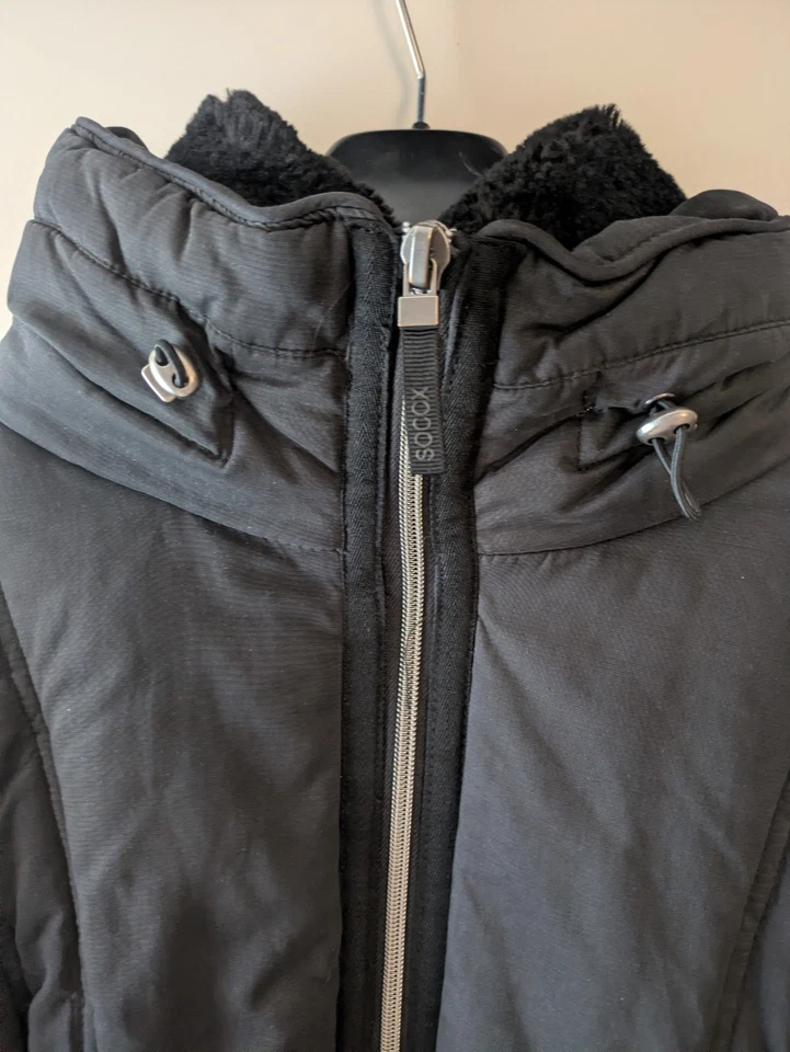 Soccx Winterjacke Damen Gr. 38, M Schwarz ohne Kapuze - Bild 2 von 3