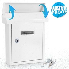 SereneLife Wall Mount Locking Mailbox Galvani...