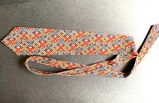J. Garcia Mens Tie, Curves and Lines, 100% Silk, Made in USA