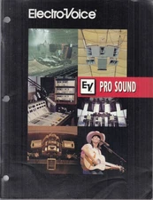 Electro-Voice EV Pro Sound electronics catalog 1996