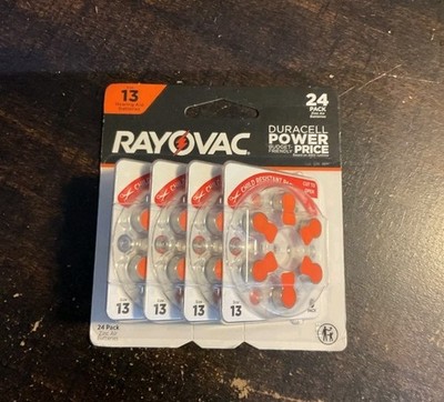 Rayovac Hearing Aid Batteries-24 Pack Size 13-Expiration Date Nov 2028