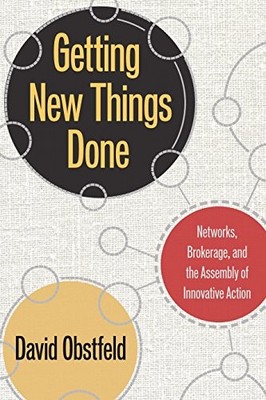 GETTING NEW THINGS DONE: NETWORKS, BROKERAGE, AND THE By David Obstfeld *VG+*
