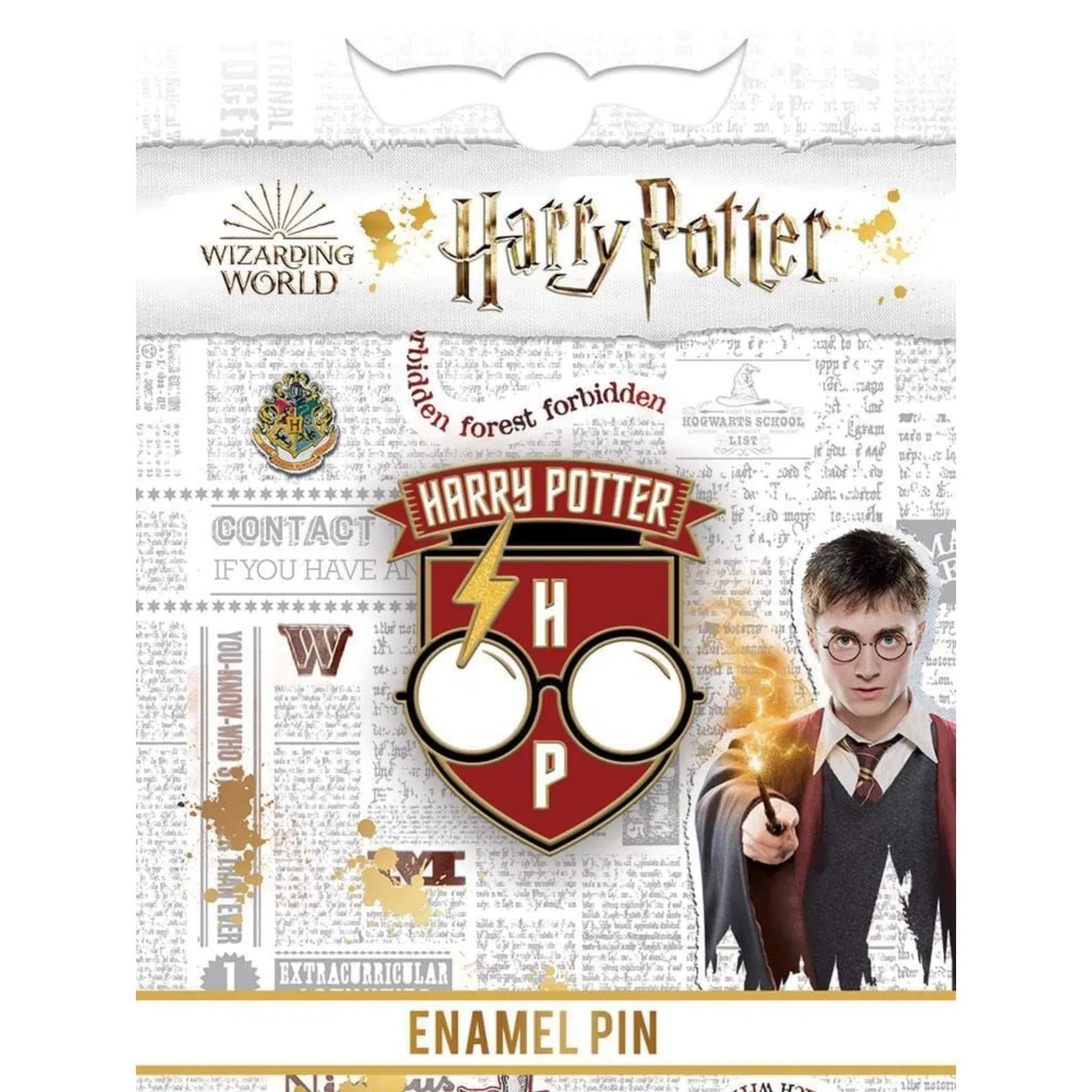 Harry Potter Enamel Glasses and Scar Pin Badge by Paperhouse
