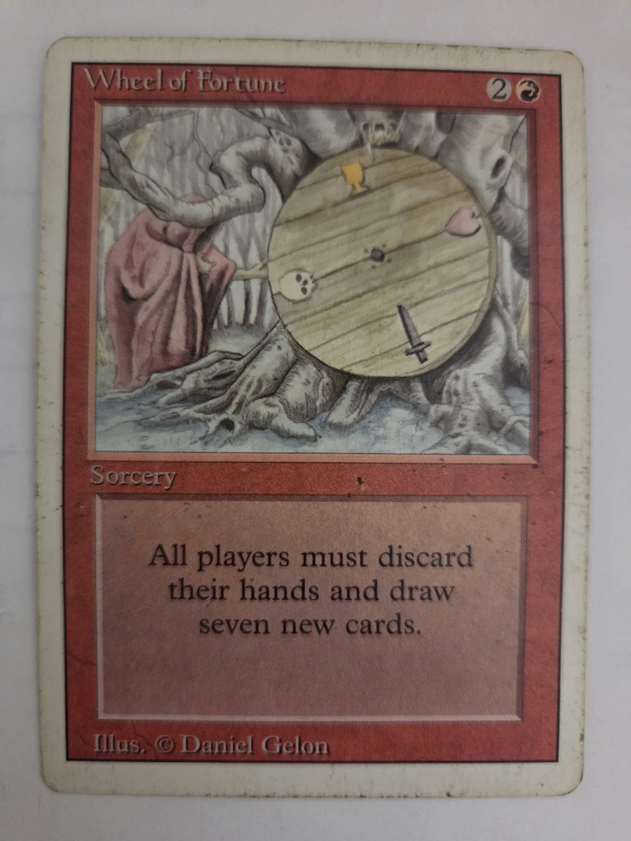 Wheel Of Fortune In Individual Magic: The Gathering Cards for sale