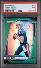 Drake Maye 2024 Panini Prizm Green Prizm #329 PSA 9