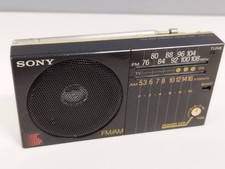 Vintage SONY ICF-S18 FM AM Portable Radio Analog Pointer Receiver Working Japan