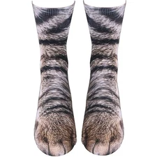 Stocking Stuffers for Men Kids Teens Boys Women Novelty Animal Paw Socks Christm