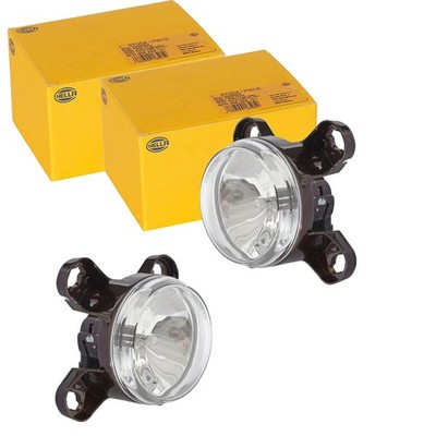 2x HELLA HALOGEN SCHEINWERFER RUND 12V SCHEINWERFER SATZ | 1K0 247 043-001