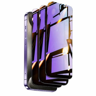 6-in-1 Privacy Schutzglas & Kamera-Schutz Set für iPhone 12 16 Pro