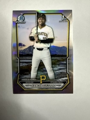 Jeancer Custodio SSP International Variation 1st #BCP-222 2026 Bowman Chrome