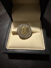 1997 10KT YELLOW GOLD ECUADOR COIN RING MIB UNUSED SIZE 8 4.4 GRAMS  1927-1997 — photo 4