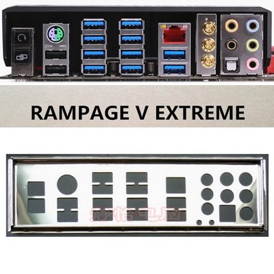 IO   Backplate FOR   RAMPAGE V EXTREME IO I/O   Back Plate #vn