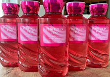 5 (FIVE) PERFECT IN PINK 10oz Aloe & Vita B5 WASH SHOWER GEL Bath and Body Works