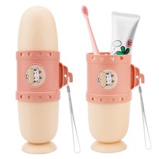 Toothbrush Travel Case, Removable and Portable 3 in 1 Toothbrush Holder Cup, ...