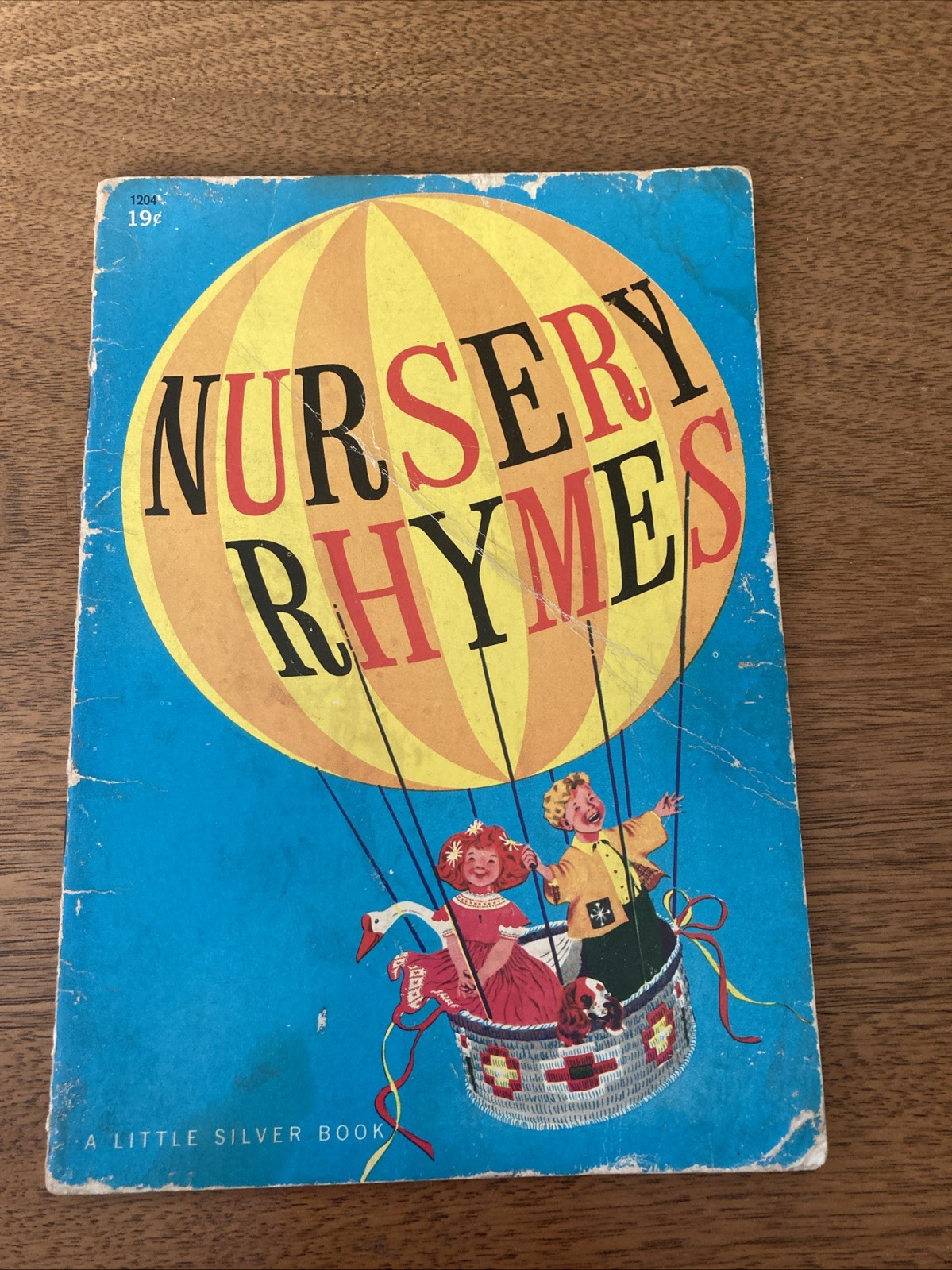 Nursery Rhymes A Little Silver Book Golden Press Vintage Children’s Book 1948