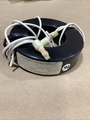 WICC, Ltd. MW1104 Current Transformer, 50:5, 6KV, 50-400Hz, 1C16520P1, Used 