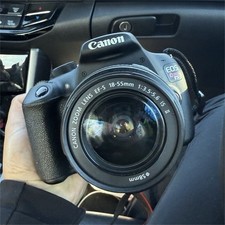 Canon EOS Rebel T5 Digital SLR Camera 18-55mm Lens 3x Zoom Auto Focus Black