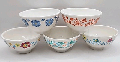 Pioneer Woman Brilliant Bloom Small Prep Bowls 5 Pc