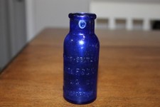 Vintage Bromo-Seltzer Emerson Drug Co Medicine Bottle Cobalt Blue Baltimore MD