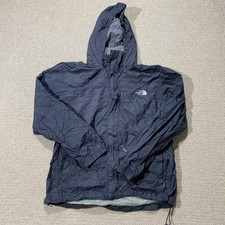 The North Face Hyvent Jacket Mens Large Black Waterproof Shell Windbreaker