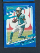 2021 Panini Donruss Press Proof Blue # 222 Robby Anderson