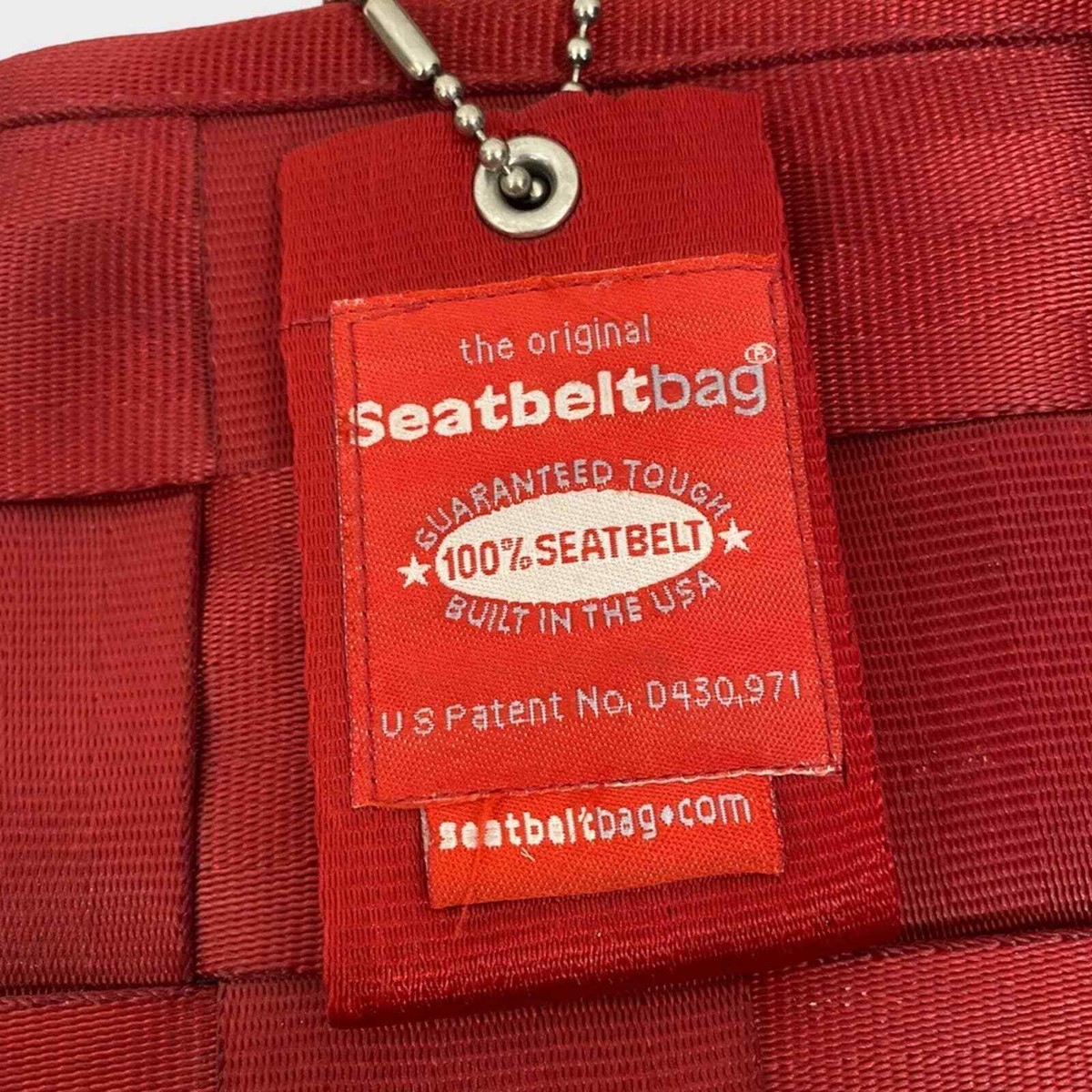 Harveys Red Woven The Original Seatbelt Bag | eBay
