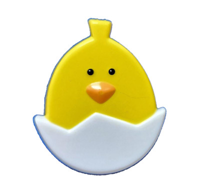 Hallmark PIN Easter Vintage CHICK DUCK in Half Shell EGG 1990s Holiday Brooch