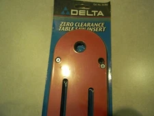Delta Zero clearance insert for Unisaws, Contr. Saws & TA saws, see list